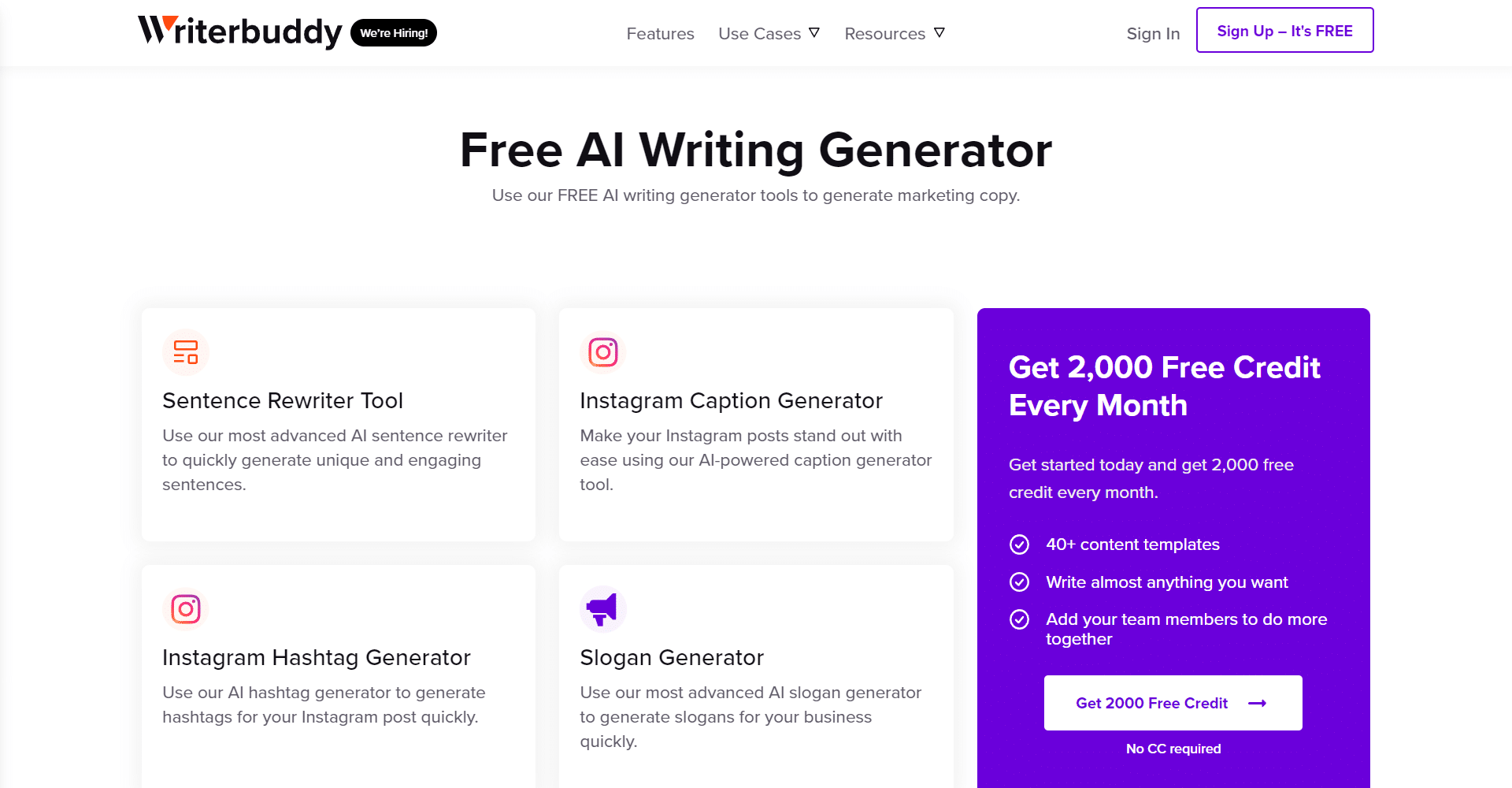 Writerbuddy Free Usage Rating Alternatives 2025