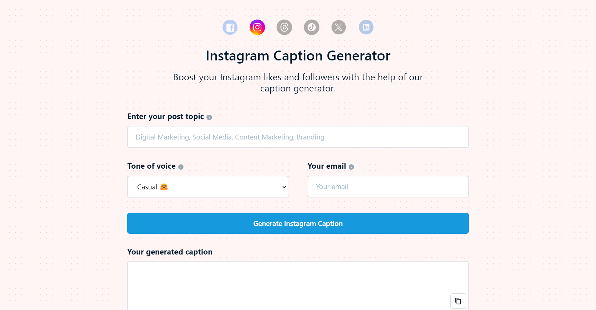 Mention AI Caption Generation