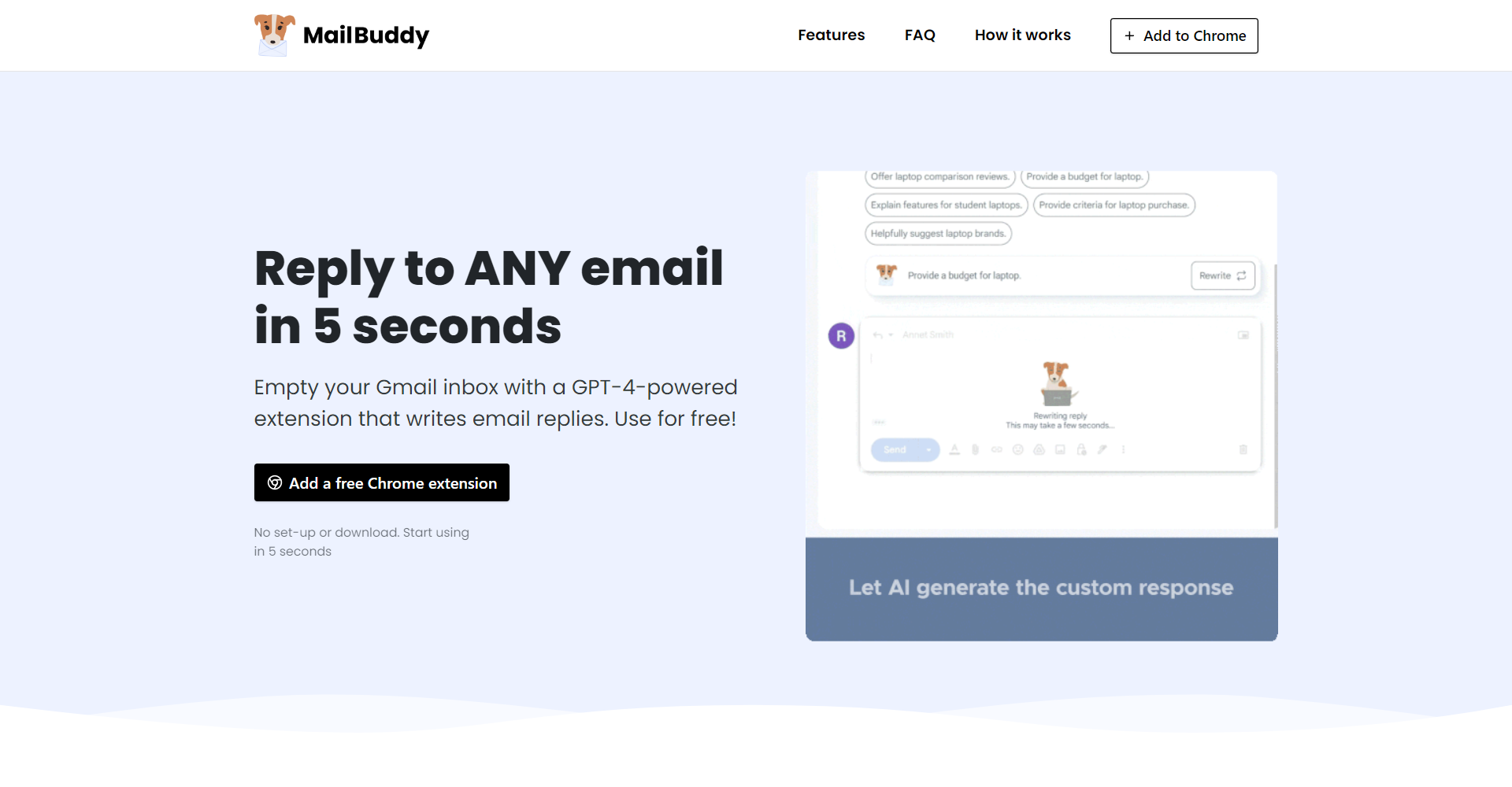 Mailbuddy AI