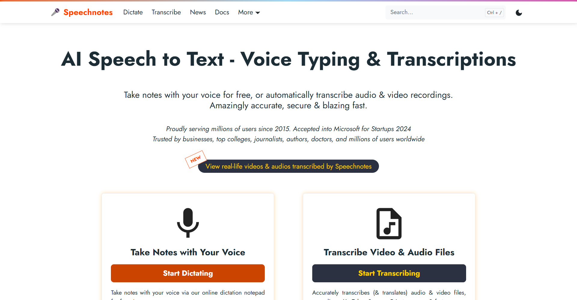 Speechnotes - Free Usage, Rating & Alternatives 2025