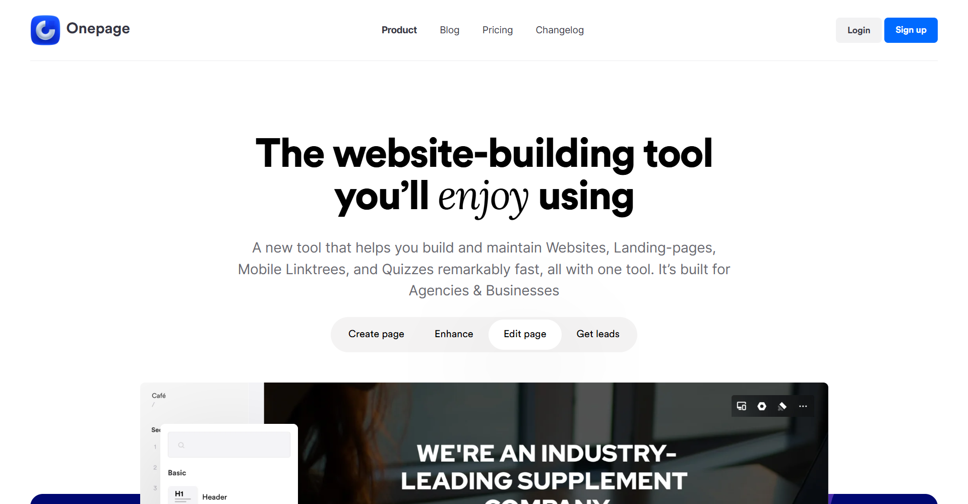 Onepage