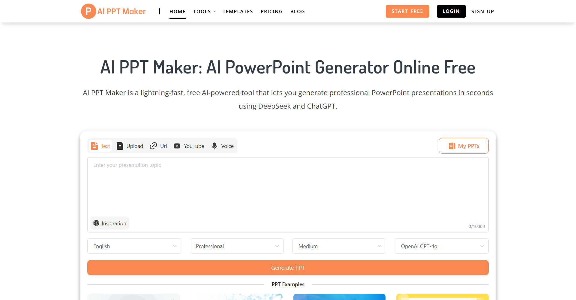 AI PPT Maker