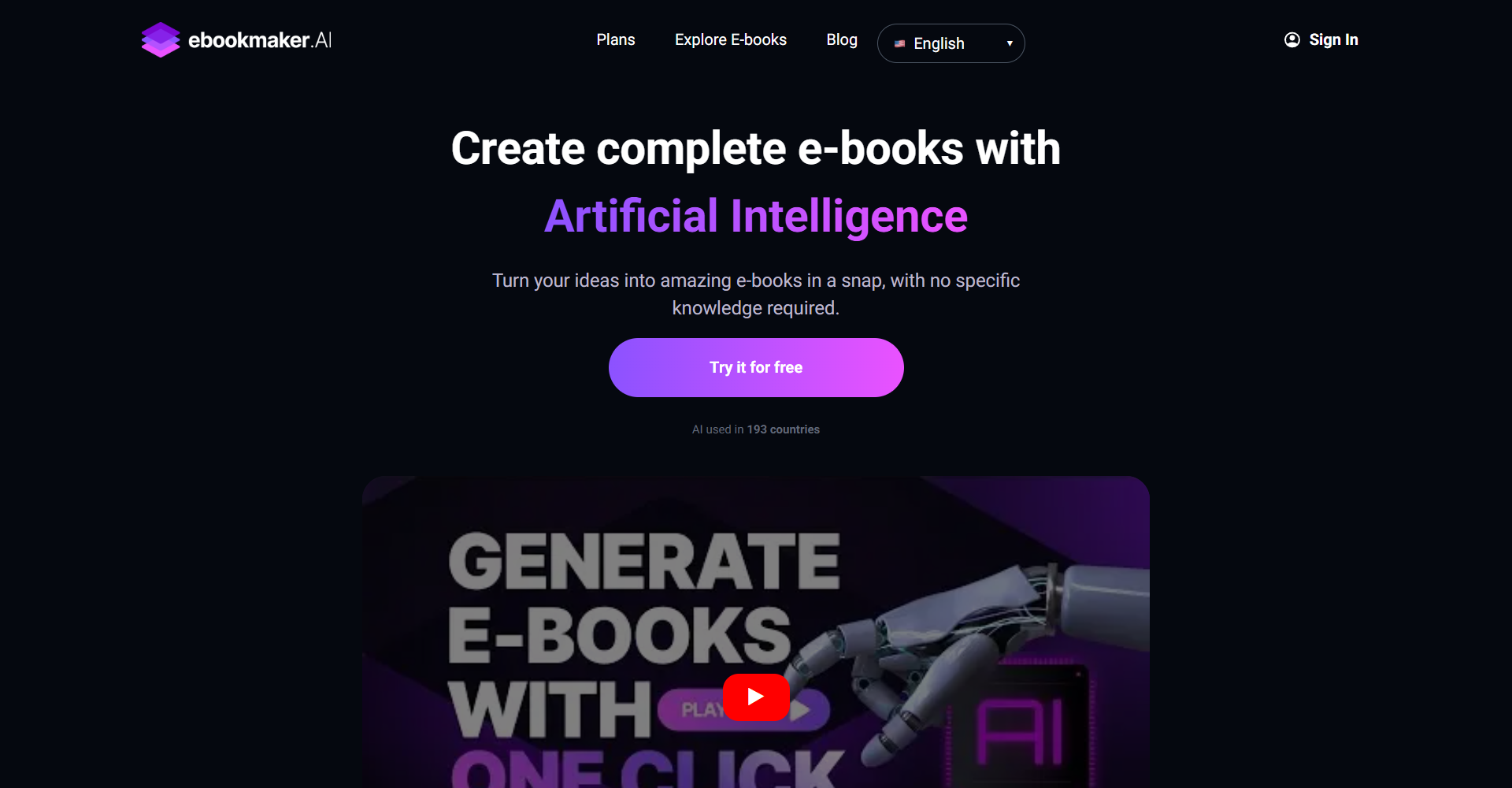 Ebookmaker AI