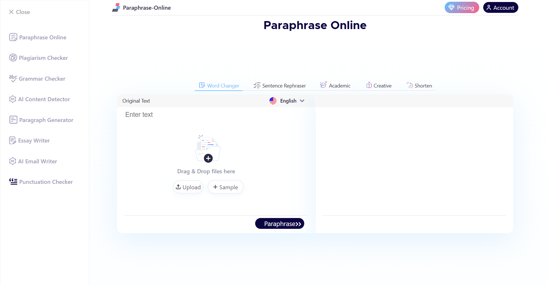 Paraphrase Online