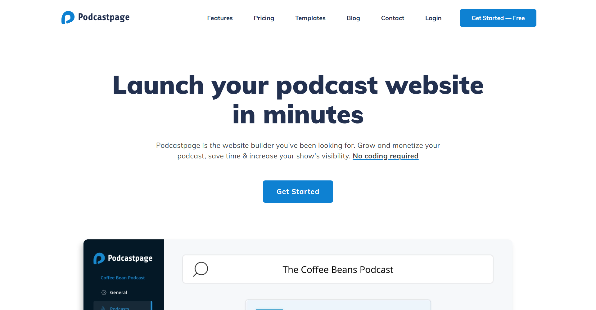 Podcastpage