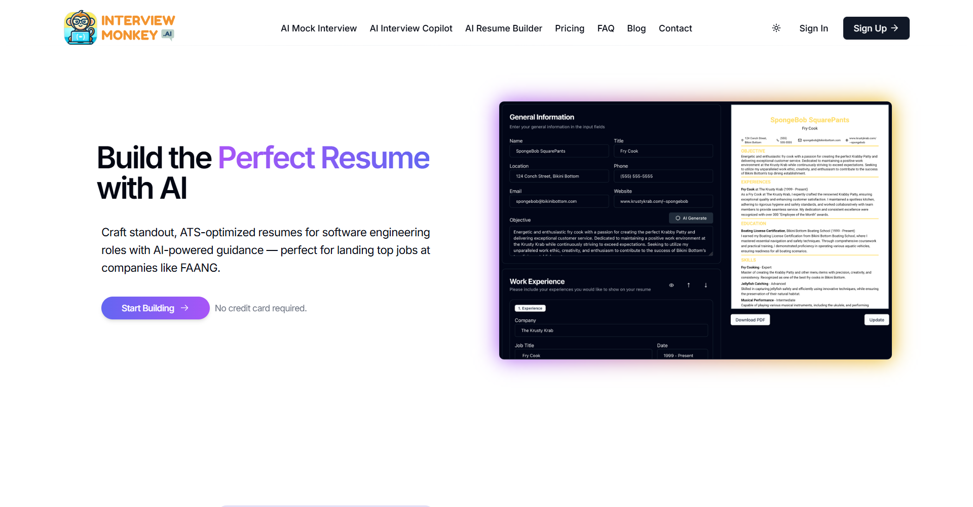 Interviewmonkey  AI