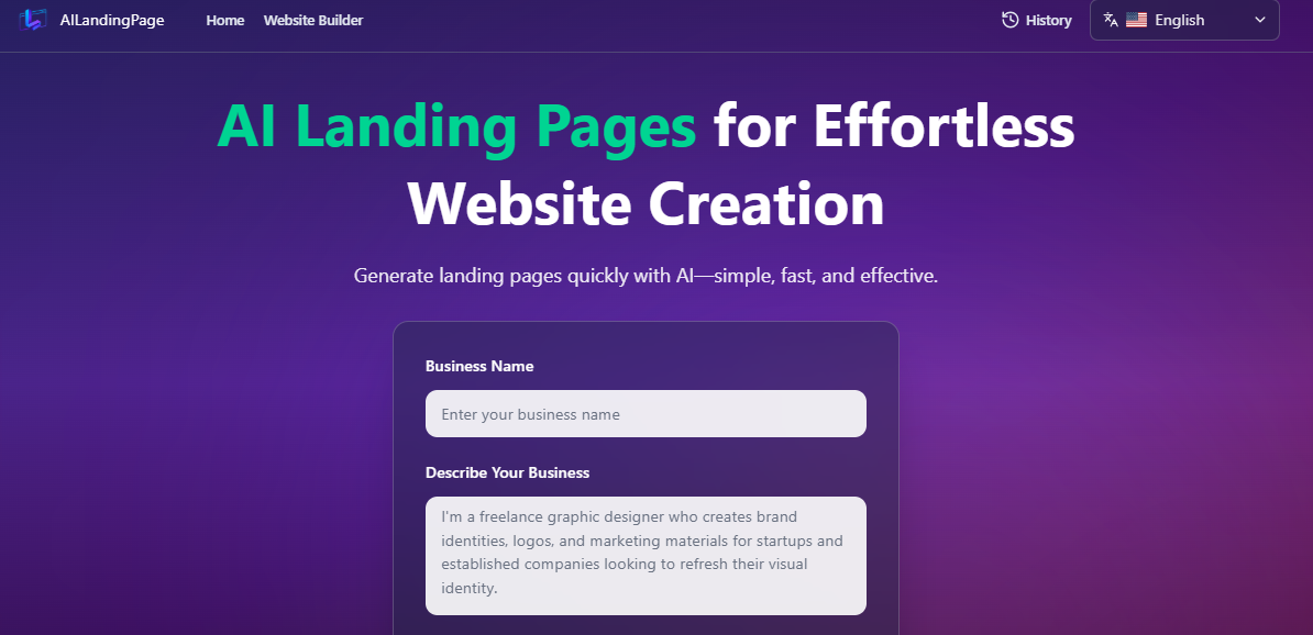 Ai Landing Page
