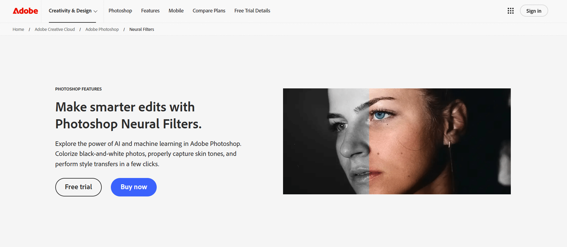 Adobe Photoshop (Neural Filters)