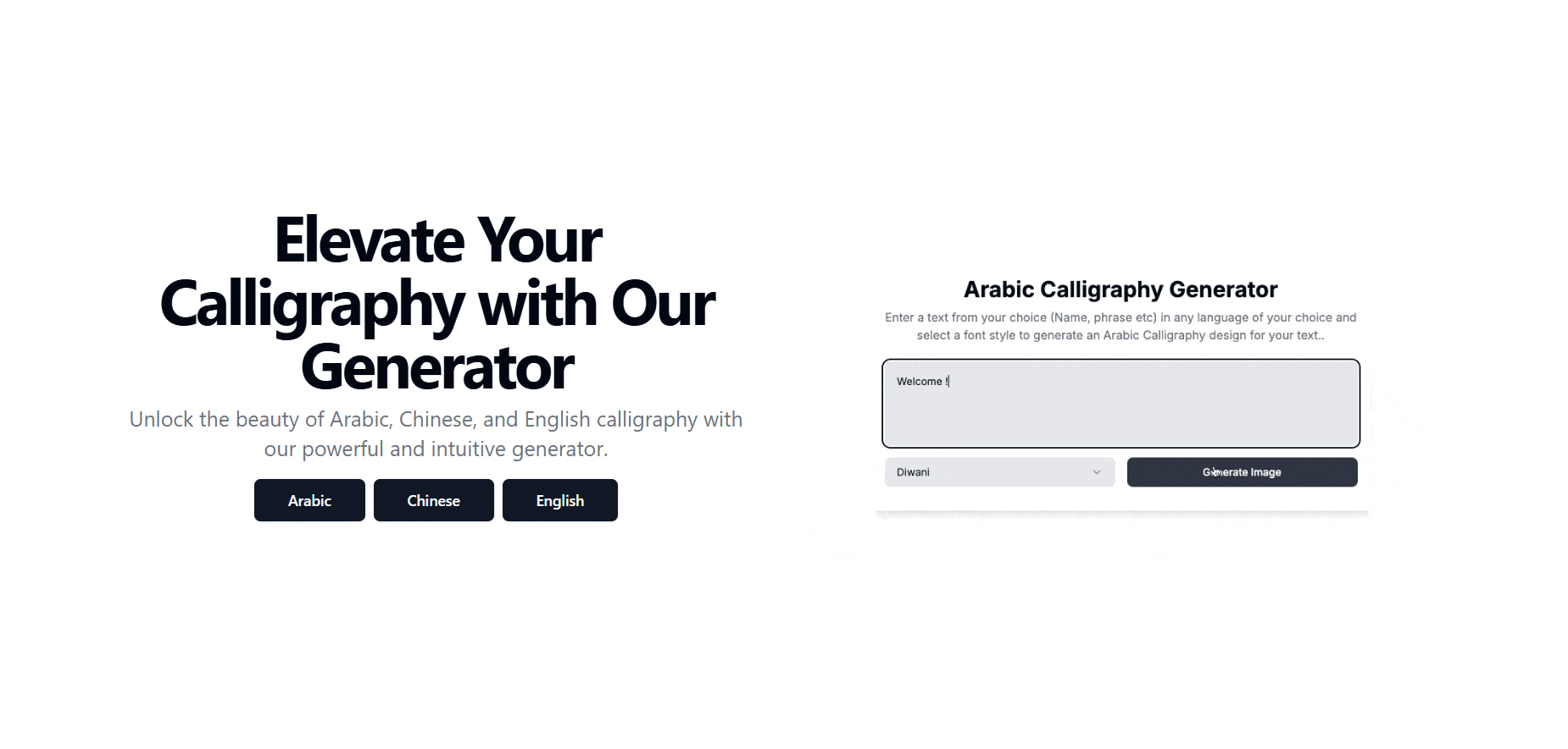 Calligraphy-Generator