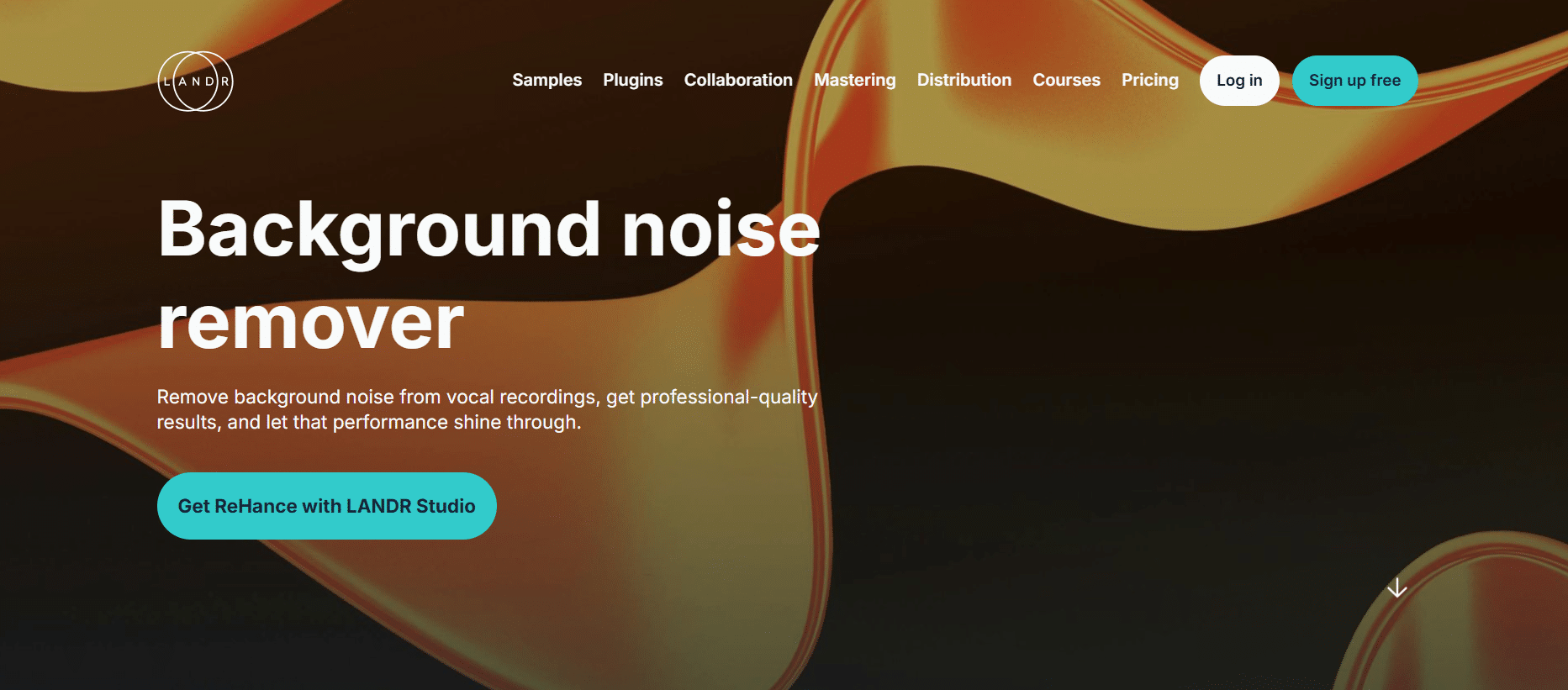 Landr Background Noise Remover