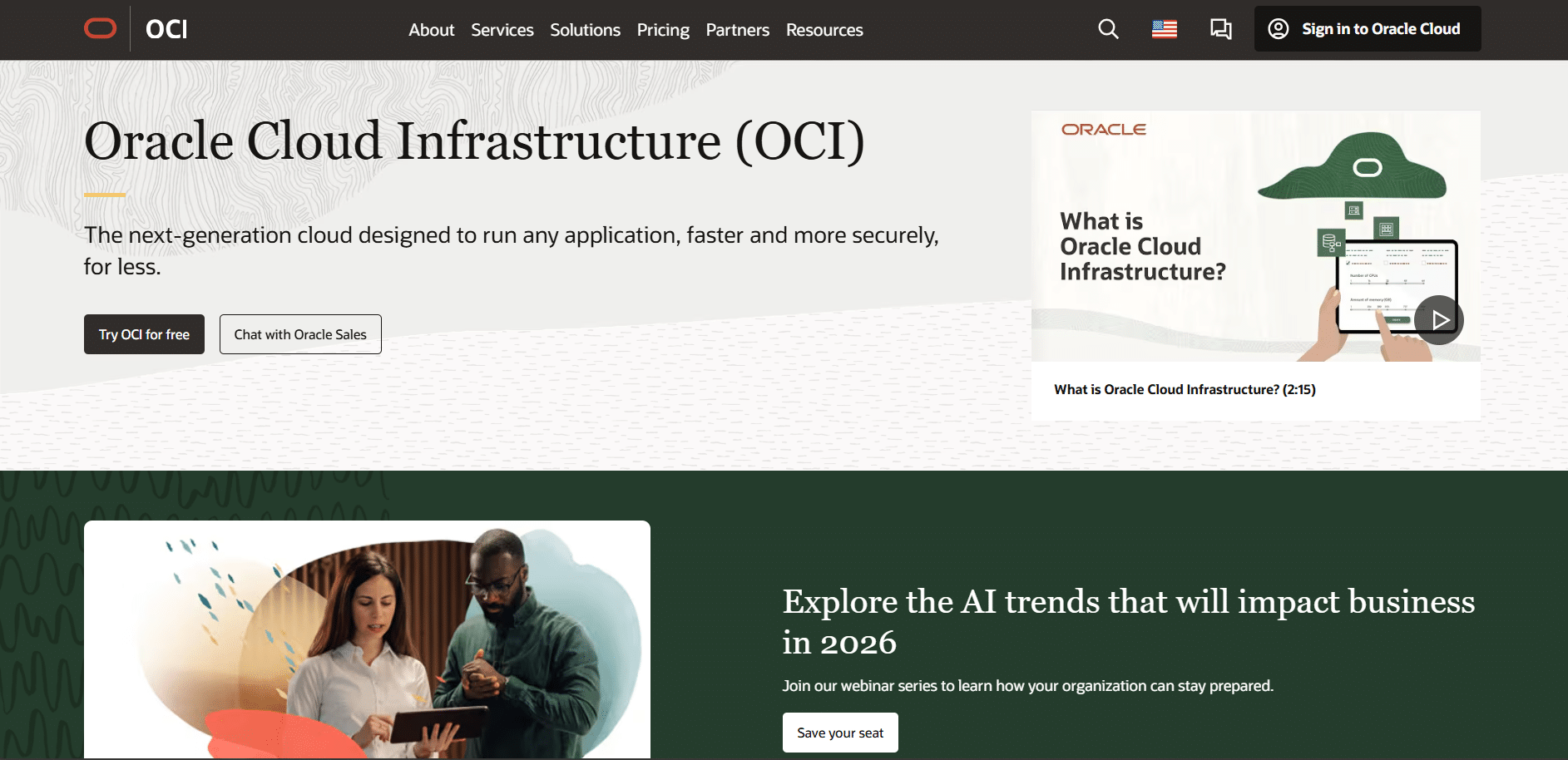 Oracle Cloud Infrastructure