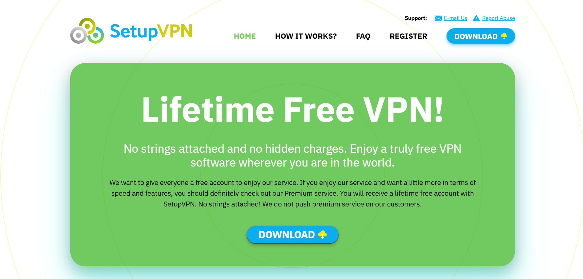 Setup VPN Homepage