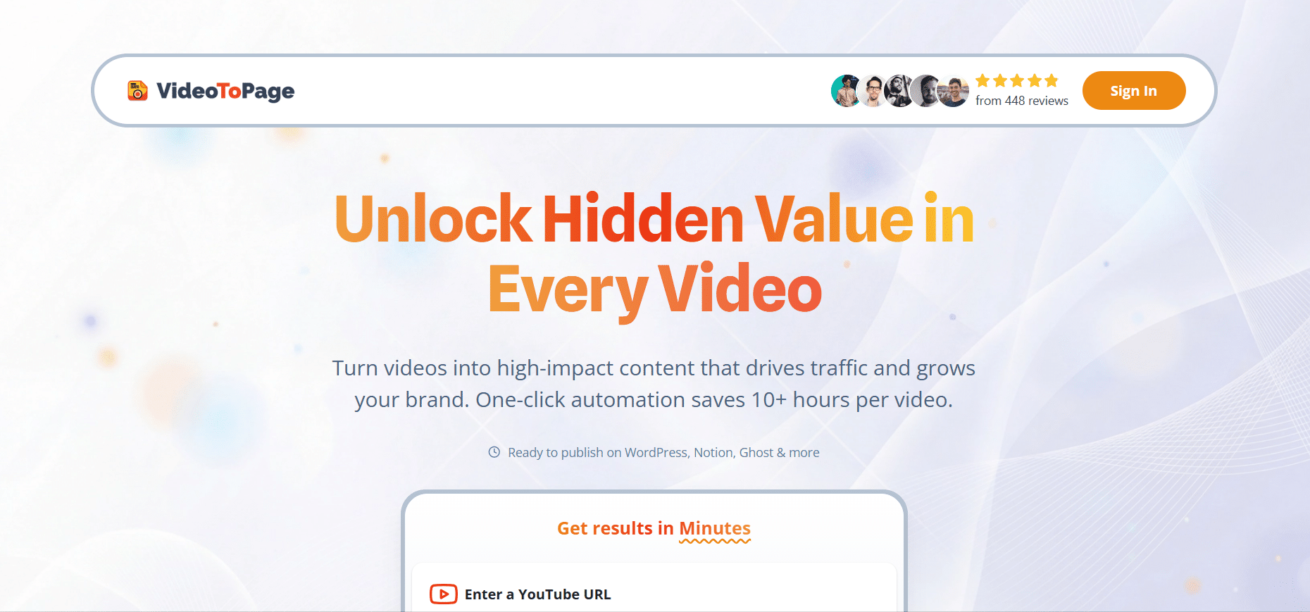 Video to Page AI App