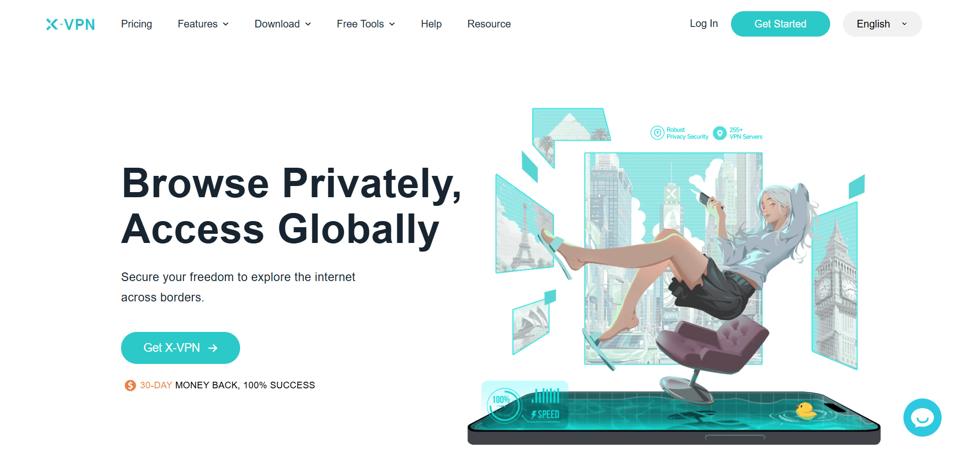 X VPN AI Homepage