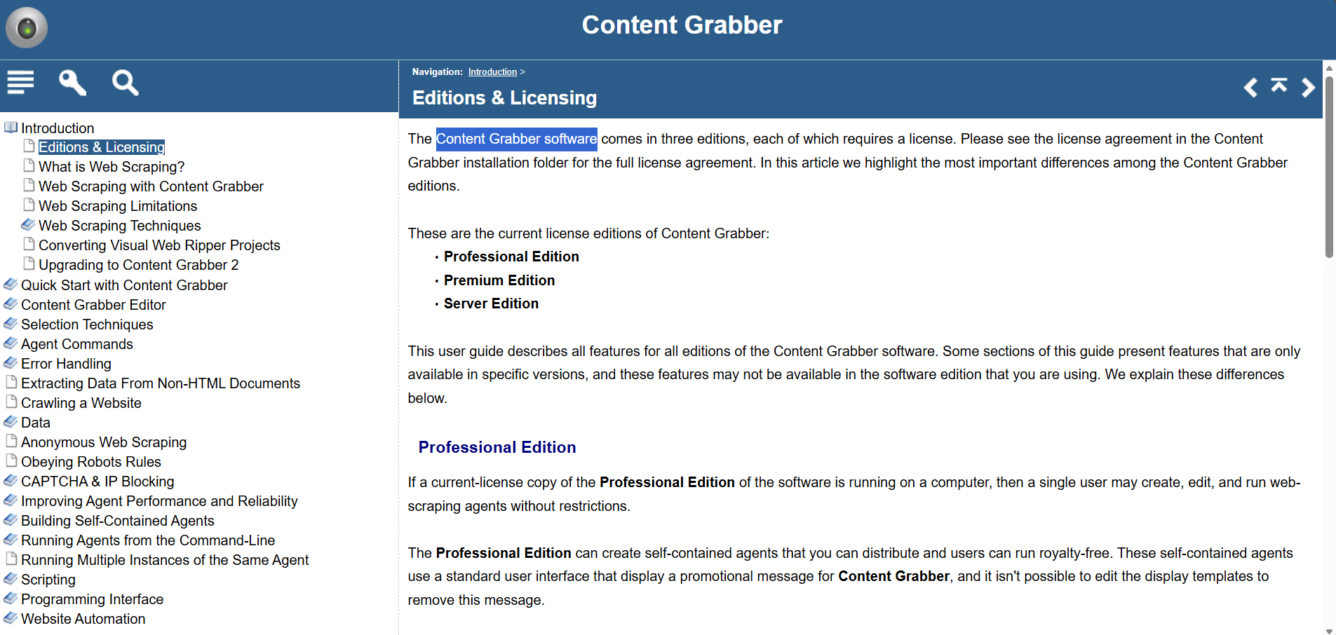 Content Grabber