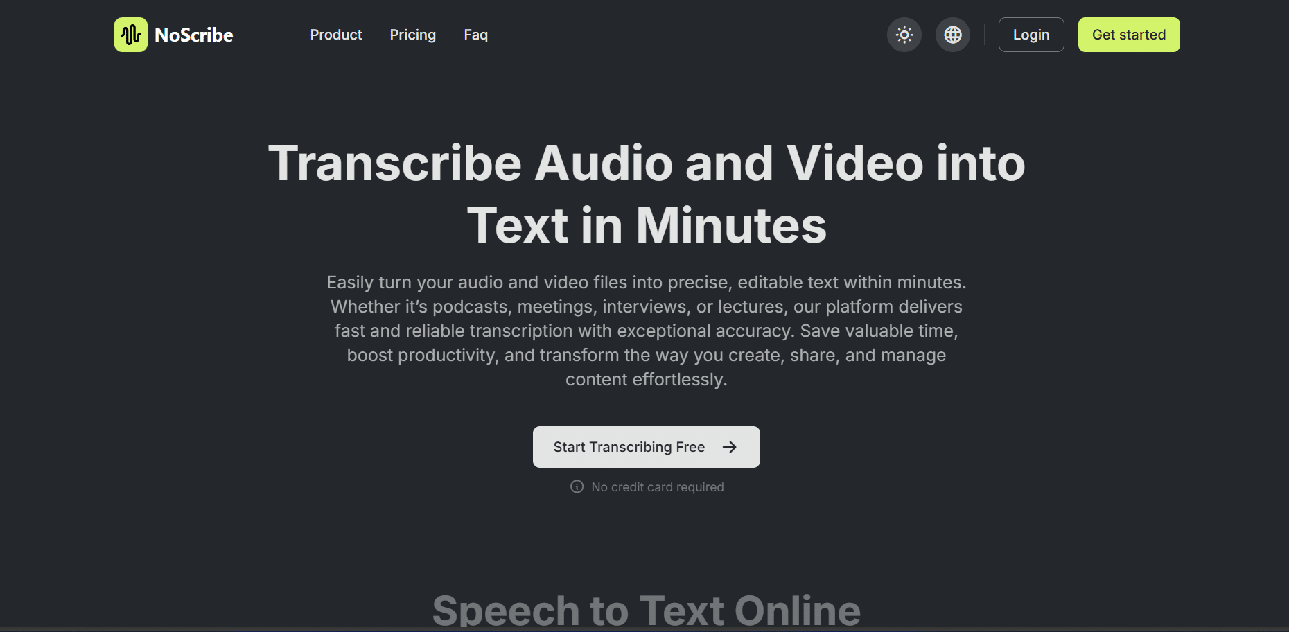 NoScribe AI