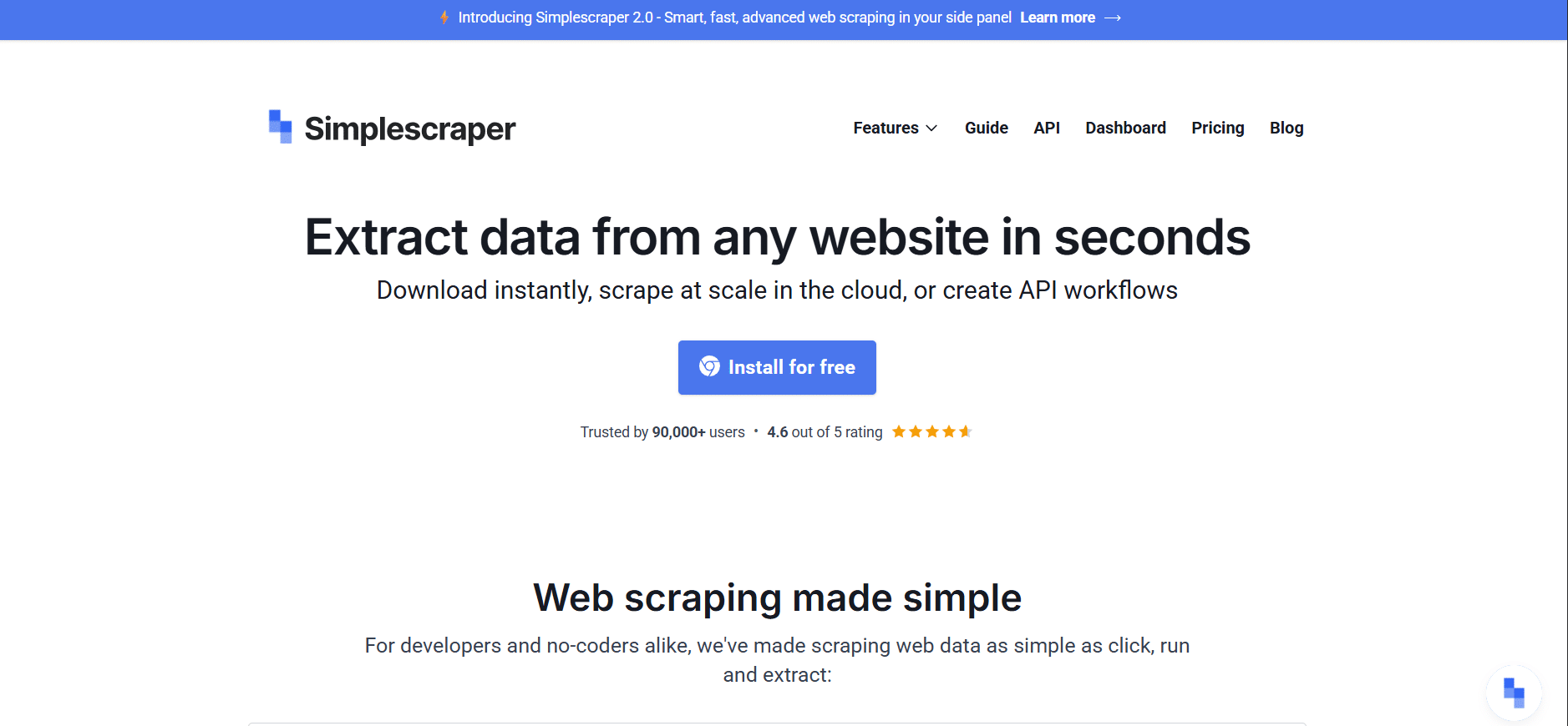 Simplescraper