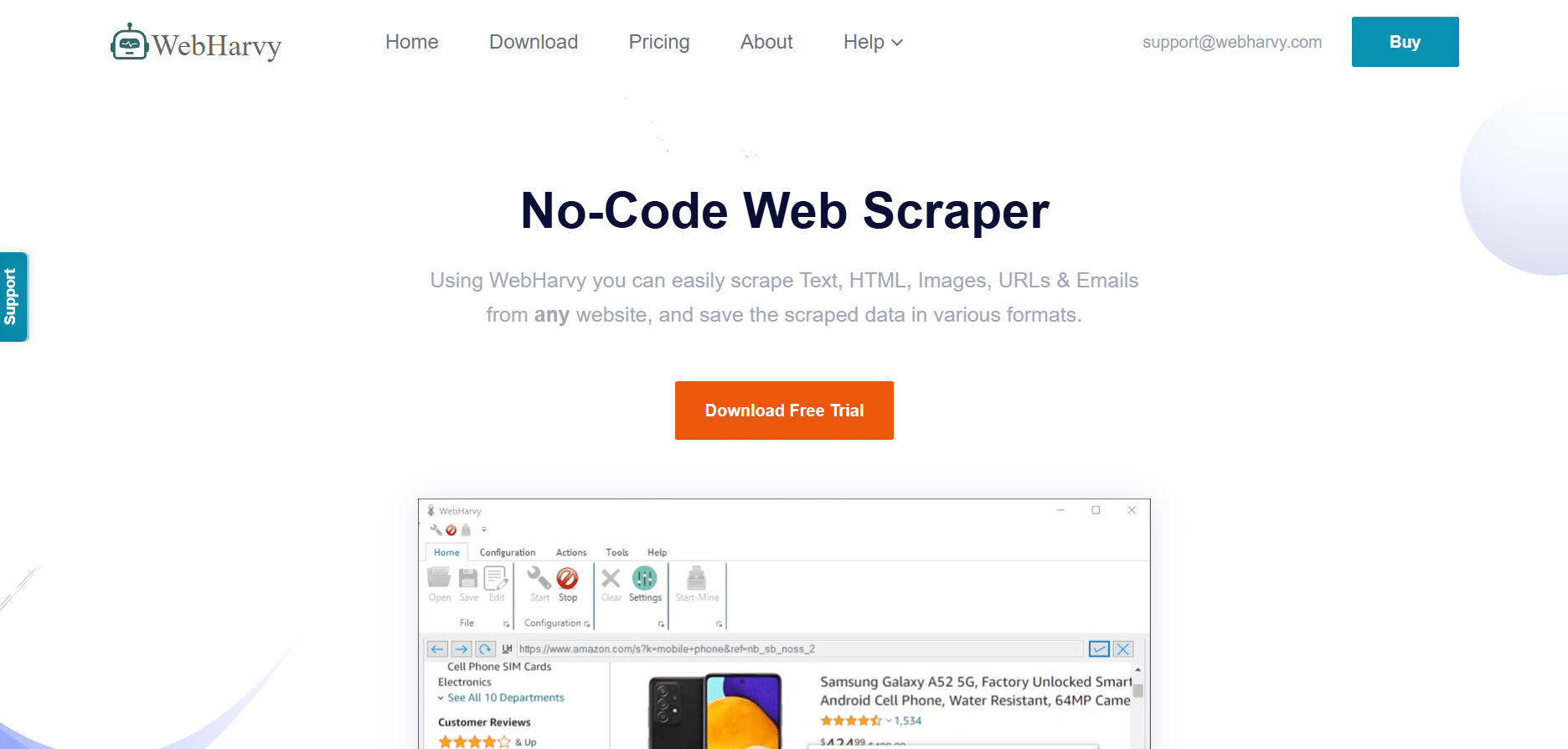 WebHarvy
