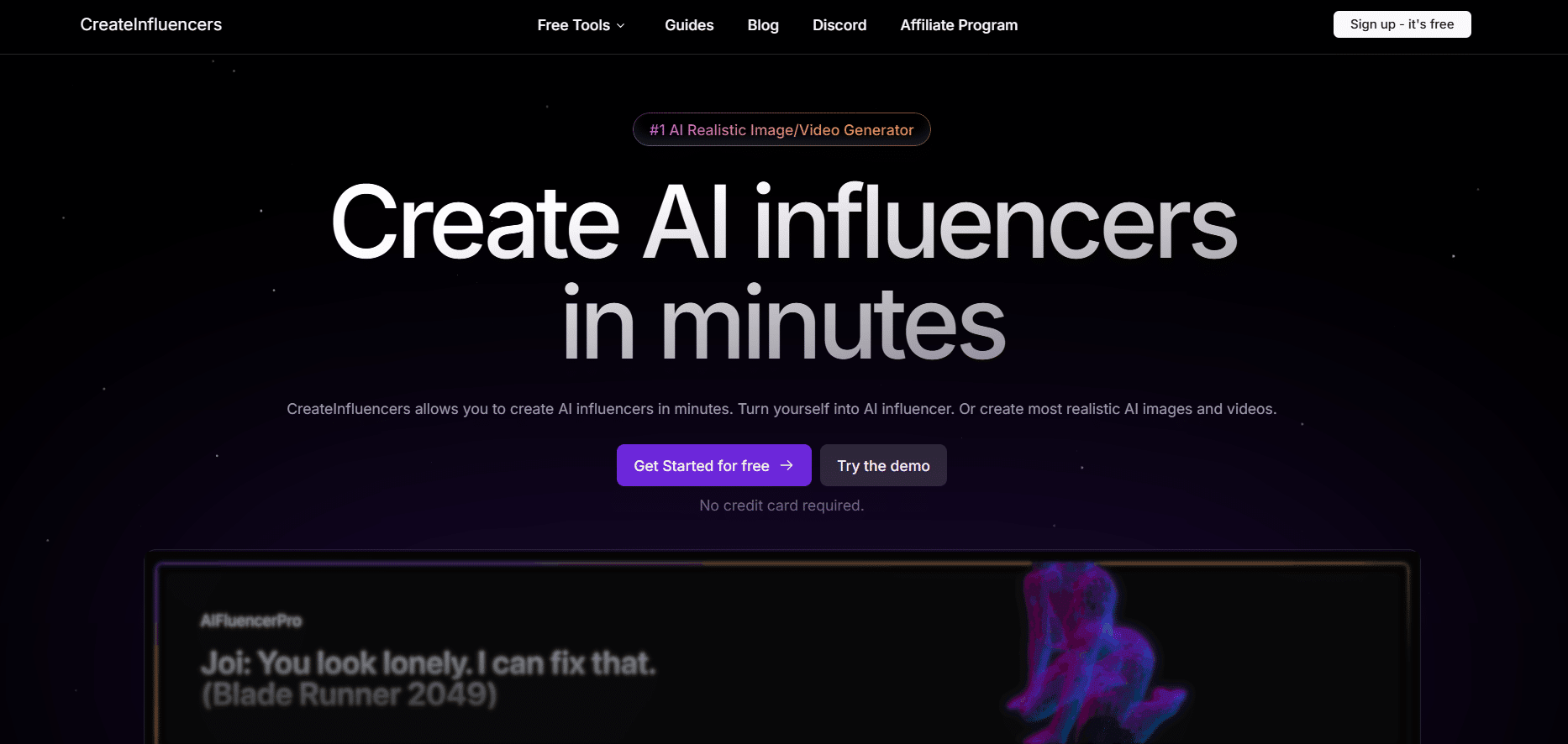 Create Influencers