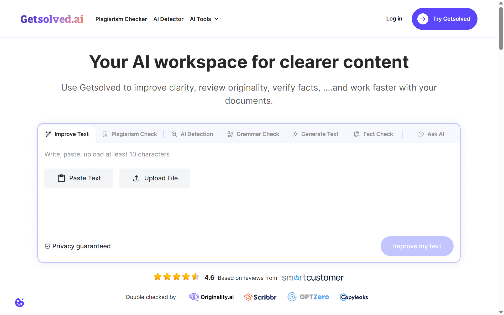 Getsolved AI Detector