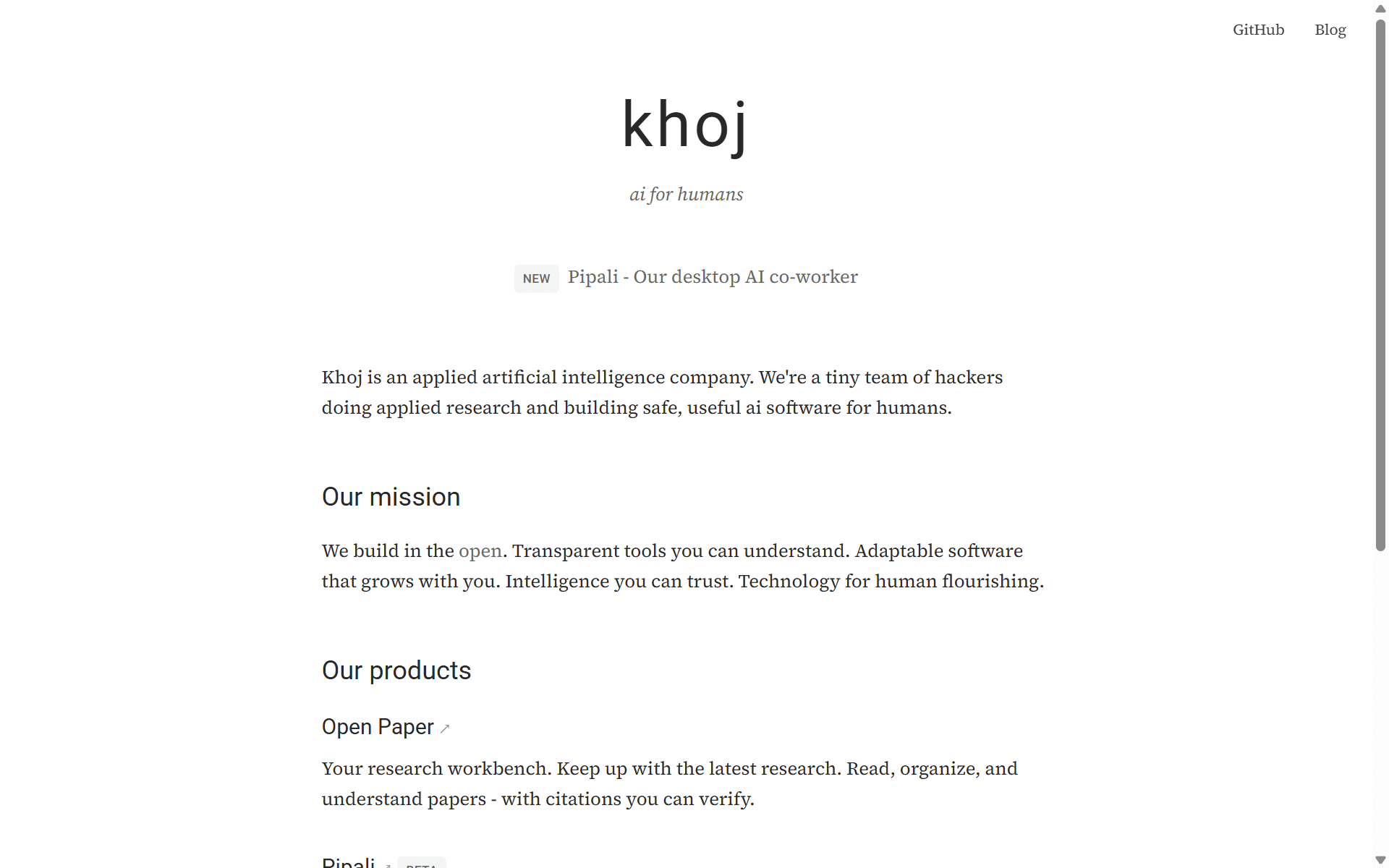 Khoj AI
