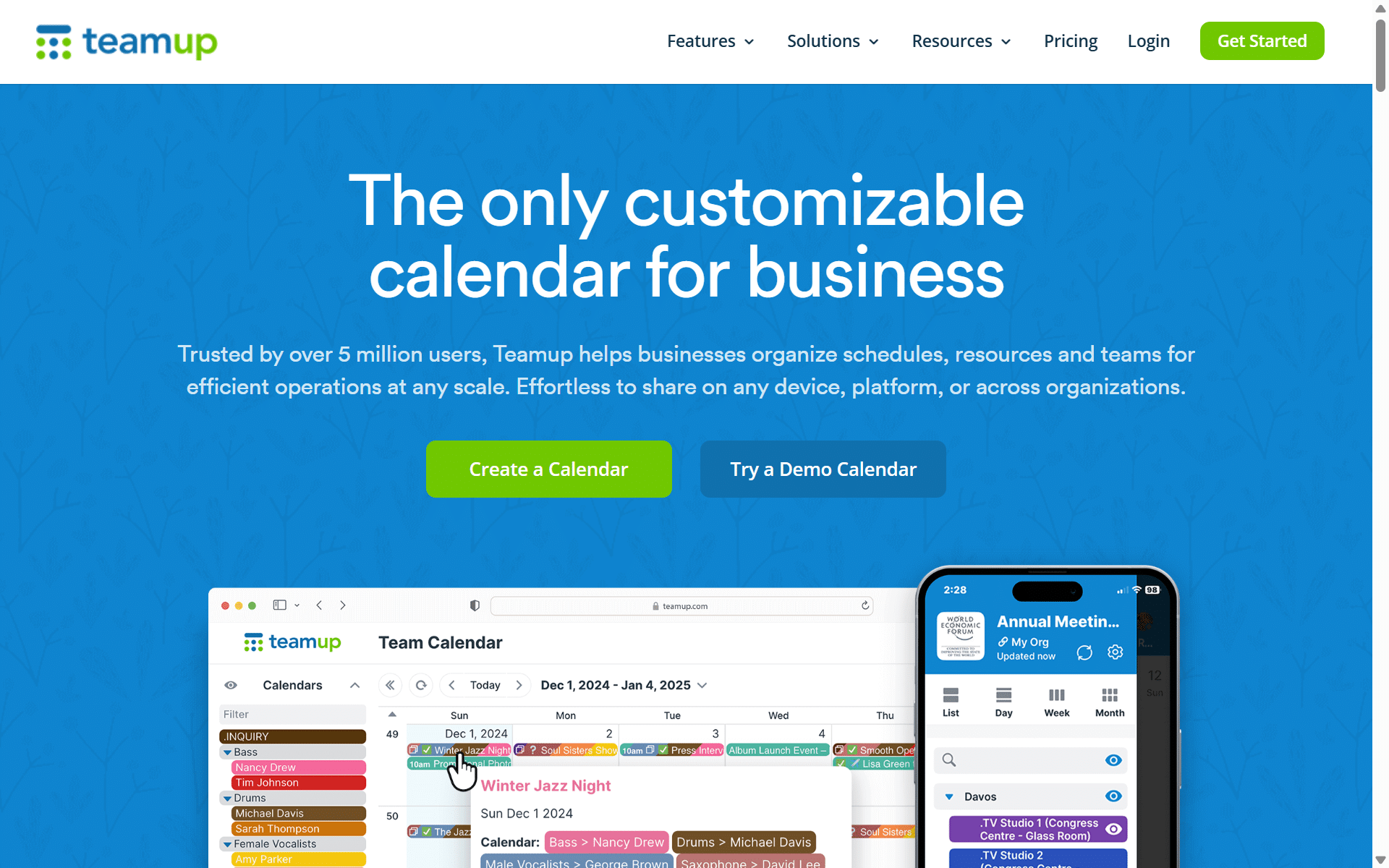 Teamup Calendar